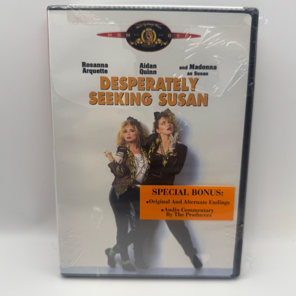 Desperately Seeking Susan DVD Madonna Rosanna Arquette 1985 Comedy MGM New